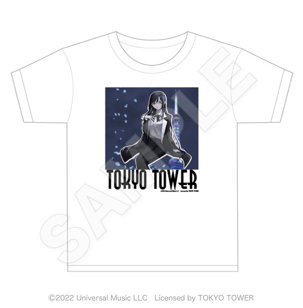 Ado×TOKYO TOWER 東京タワーにいってきましたTシャツ（白・描き下ろし）